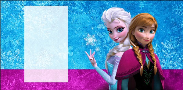 Frozen Ana e Elsa Montaje fotografico