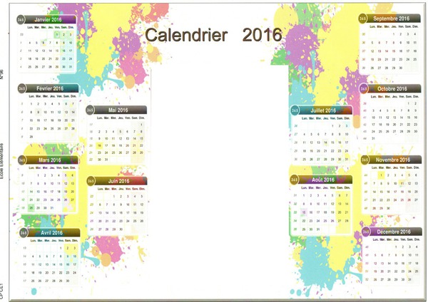 calendrier Fotomontagem
