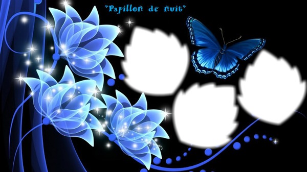 Papillon de nuit フォトモンタージュ