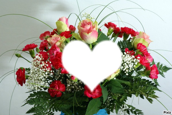 *Bouquet st Valentin* Fotomontage