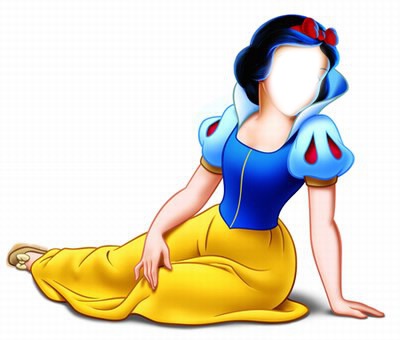 Blanche Neige Photo frame effect