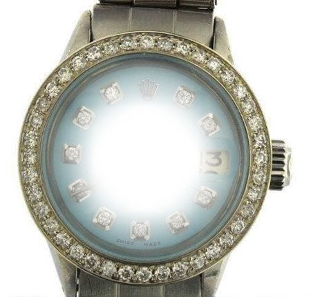 Reloj con diamantes Photomontage