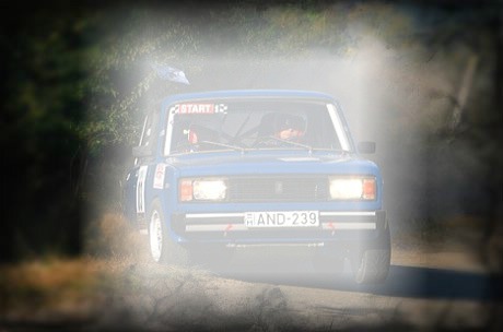 Lada Rally Photomontage