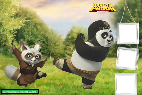 Kung Fu Panda Fotomontasje