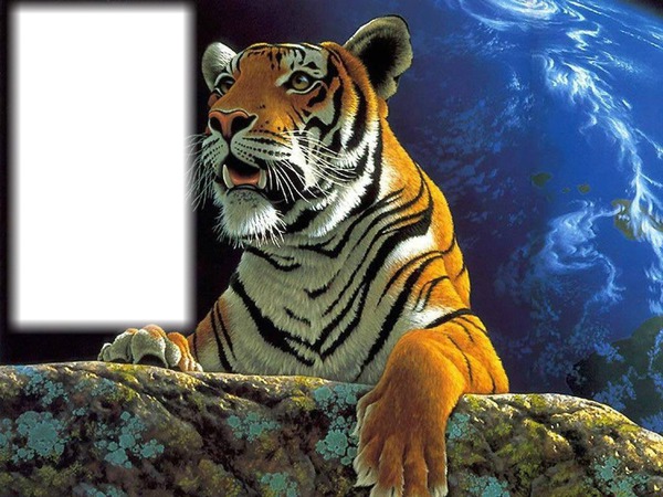 Tigris Fotomontáž