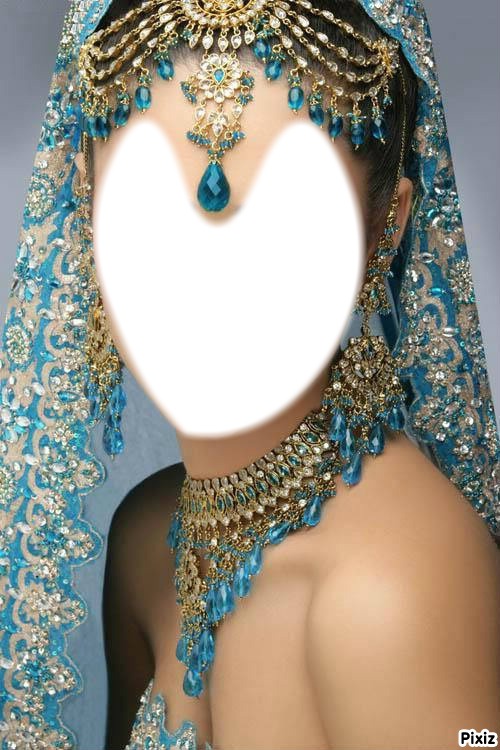 indian bride フォトモンタージュ