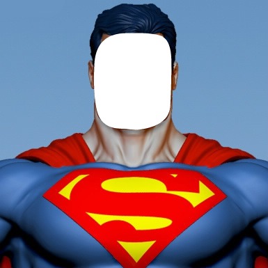 super heros superman Фотомонтажа