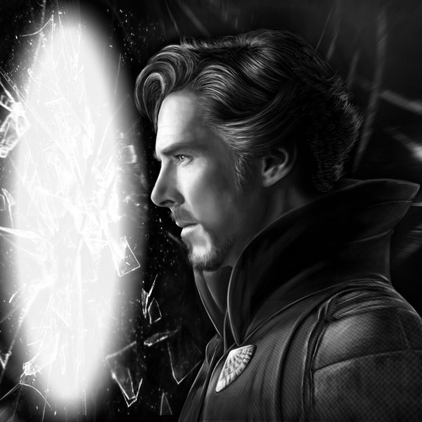 doctor strange フォトモンタージュ