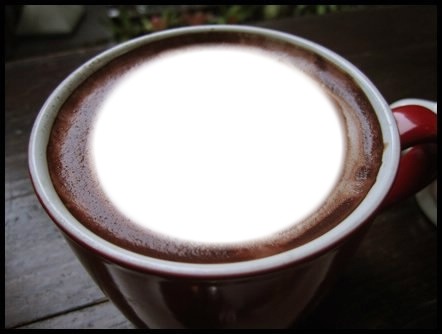 coffee Photo frame effect