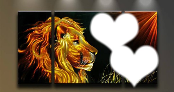 Lion Fotomontagem