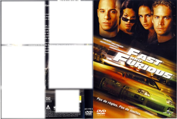 fast and furious Photo frame effect
