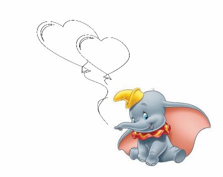 Dumbo love Fotomontasje