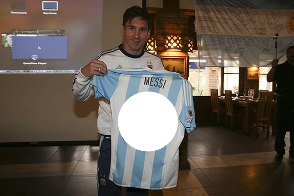 lionel messi Photo frame effect