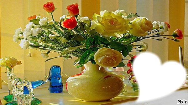 bouquet romantique Fotomontagem