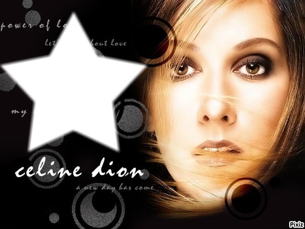 Celine Dion Photo frame effect