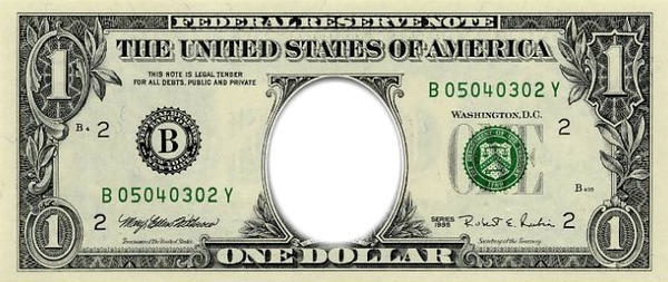 My Dollar !! Fotomontaż