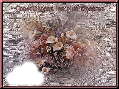 Condoléance Fotomontage