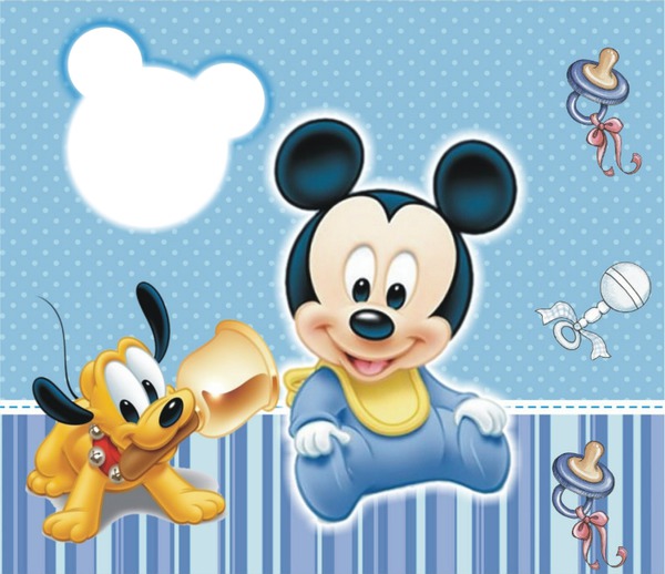 MICKEY BABY Photo frame effect