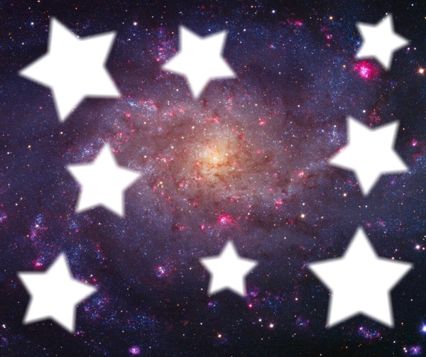 Univers aux étoiles Fotomontaggio