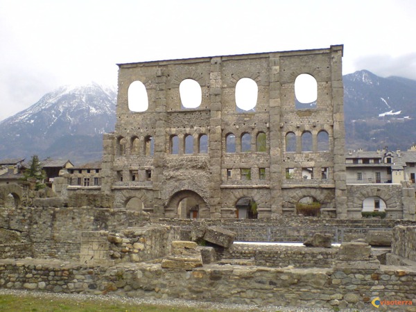ruines Fotomontasje