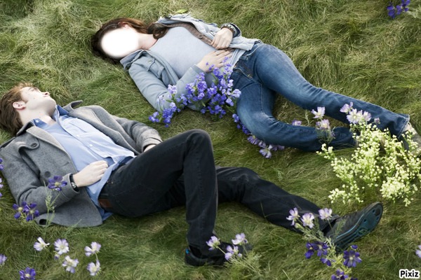 Edward and Bella Photo frame effect