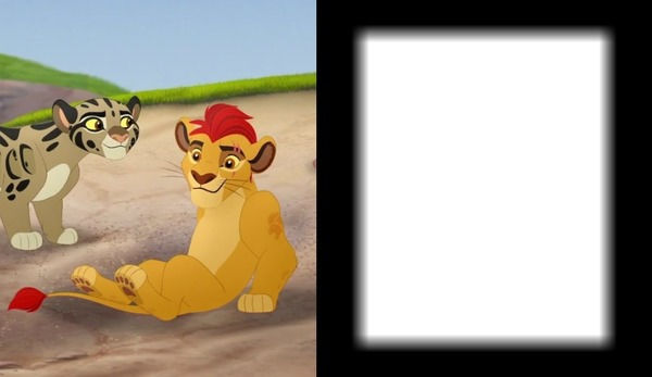 lion guard Kion Photo frame effect