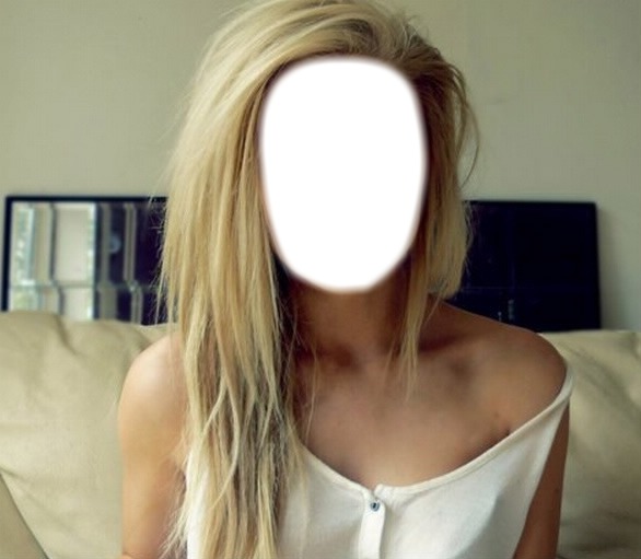 blonde Fotomontaggio