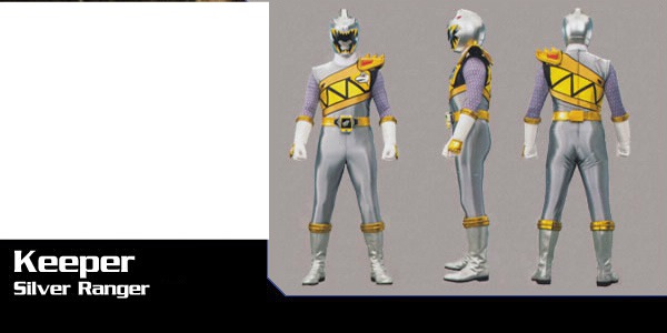 power rangers dino super charge keeper Fotomontage