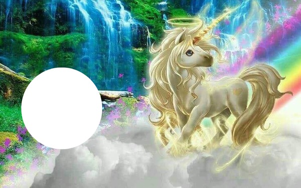 Unicorn Photomontage