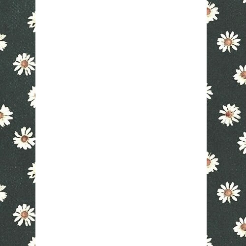 flores blancas -- collage Fotomontaż