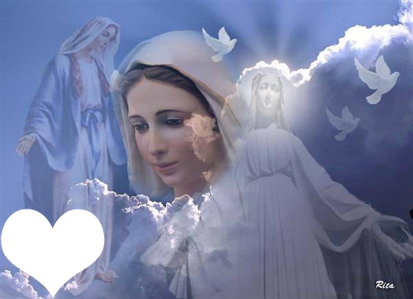 sainte vierge marie Fotomontáž
