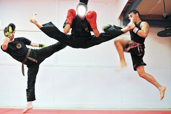 kickboxing Фотомонтаж