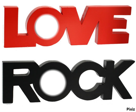 love rock Montage photo
