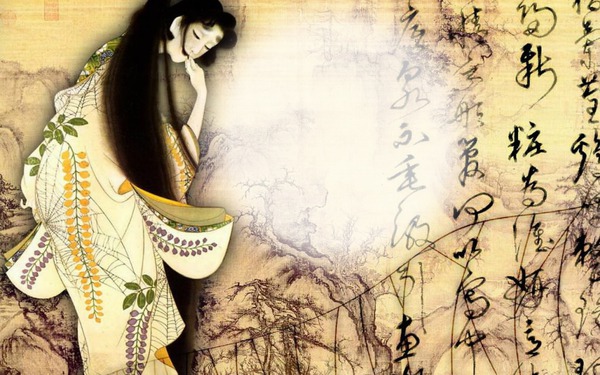 Geisha Artwork Fotomontaż