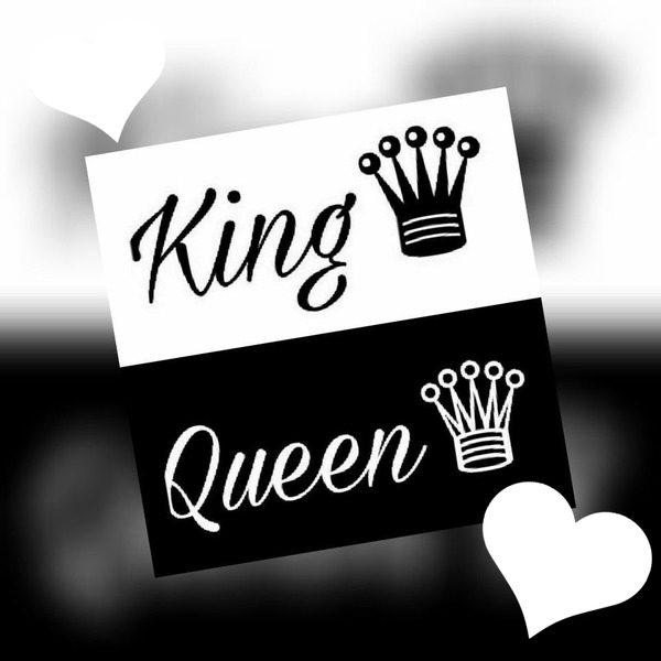 king and queen Photo frame effect