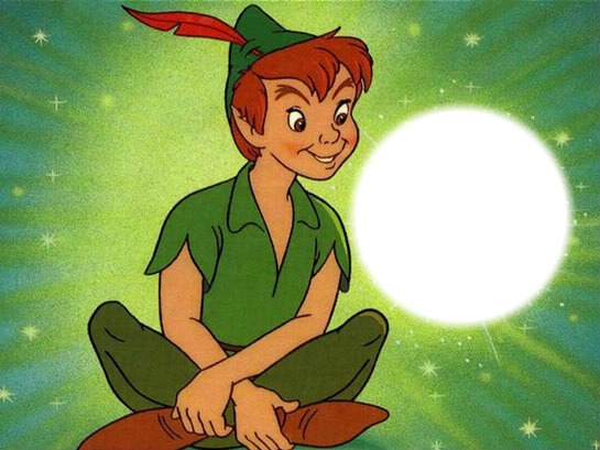 Peter Pan Fotomontaggio