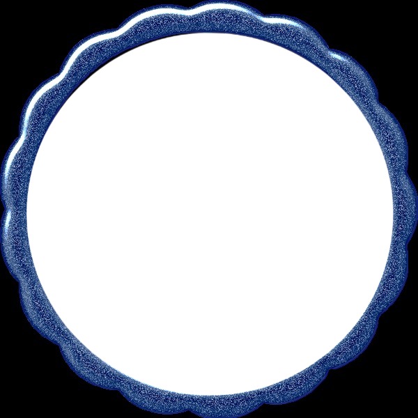 cadre bleu rond Valokuvamontaasi