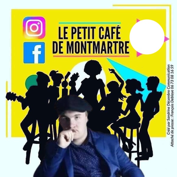 café de montmartre Fotomontāža