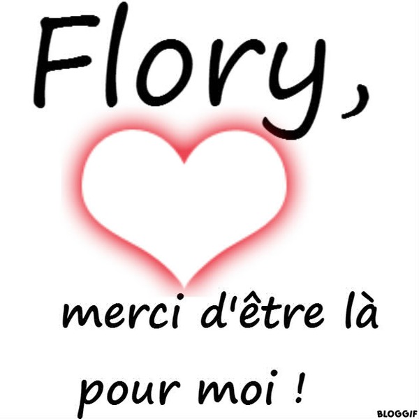 Flory merci d'être là pour moi Fotoğraf editörü