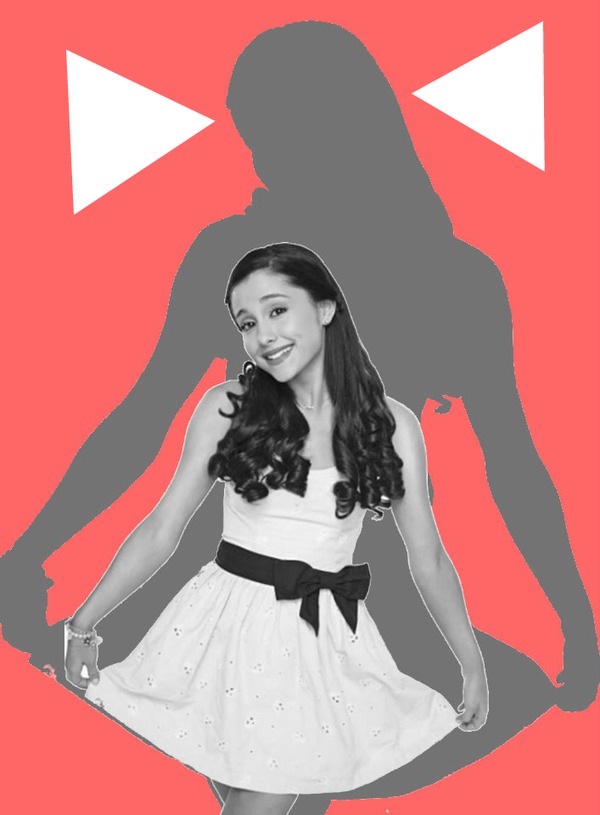 silueta de ariana grande Montage photo