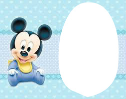 Baby Mickey Photo frame effect