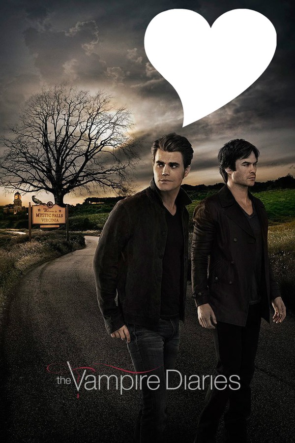 the vampire diaries Photo frame effect
