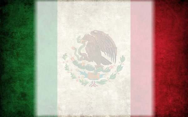 Bandera mexicana Fotomontaggio