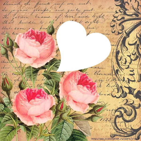 rose heart Fotomontage