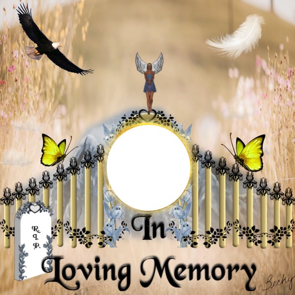 in loving memory Φωτομοντάζ