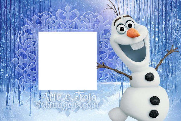 Olaf sendo fofo Fotomontage