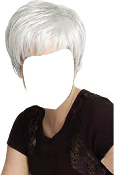 cheveux blanc Fotomontaż