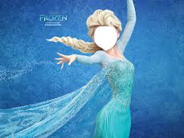 Elsa Frozen Fotomontáž