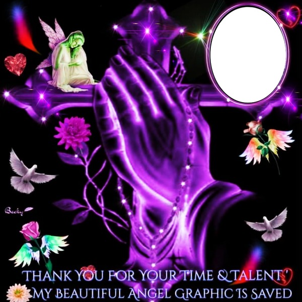 thank you graphic Fotomontage