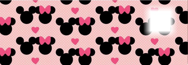 Portada Minnie y Mickey Photo frame effect | Pixiz